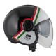KASK MOTOCYKLOWY NZI RINGWAY 2 DUO SKYLINE BLACK WHITE ITALY XXL