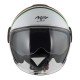 KASK MOTOCYKLOWY NZI RINGWAY 2 DUO SKYLINE BLACK WHITE ITALY XXL
