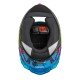 KASK MOTOCYKLOWY NZI TRENDY STREAM CAMU BLUE NEON PINK BLUE S MATT L
