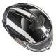 KASK MOTOCYKLOWY NZI TRENDY STREAM ELEGANCE WHITE BLACK TINTED S MATT L