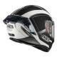 KASK MOTOCYKLOWY NZI TRENDY STREAM ELEGANCE WHITE BLACK TINTED S MATT XL