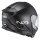 KASK MOTOCYKLOWY NZI COMBI 3 DUO MATT BLACK L