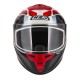 KASK MOTOCYKLOWY NZI TRENDY STREAM RAPID WHITE RED BLUE RED S XS