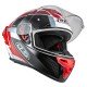 KASK MOTOCYKLOWY NZI TRENDY STREAM RAPID WHITE RED BLUE RED S S
