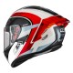 KASK MOTOCYKLOWY NZI TRENDY STREAM RAPID WHITE RED BLUE RED S XL