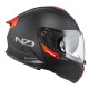 KASK MOTOCYKLOWY NZI COMBI 3 DUO SOLID NOUVEAU MATT BLACK XXL