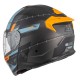 KASK MOTOCYKLOWY NZI COMBI 3 DUO METRIC ANTRACITE BLUE MATT XS