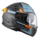 KASK MOTOCYKLOWY NZI COMBI 3 DUO METRIC ANTRACITE BLUE MATT XL