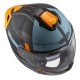 KASK MOTOCYKLOWY NZI COMBI 3 DUO METRIC ANTRACITE BLUE MATT XXL
