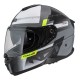 KASK MOTOCYKLOWY NZI COMBI 3 DUO METRIC NARDO GREY WHITE MATT XS