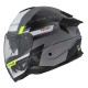 KASK MOTOCYKLOWY NZI COMBI 3 DUO METRIC NARDO GREY WHITE MATT XS