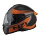 KASK MOTOCYKLOWY NZI COMBI 3 DUO DAILY BLACK ORANGE ANTRACITE MATT XS