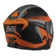 KASK MOTOCYKLOWY NZI COMBI 3 DUO DAILY BLACK ORANGE ANTRACITE MATT XS