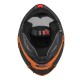 KASK MOTOCYKLOWY NZI COMBI 3 DUO DAILY BLACK ORANGE ANTRACITE MATT XS