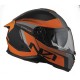 KASK MOTOCYKLOWY NZI COMBI 3 DUO DAILY BLACK ORANGE ANTRACITE MATT M