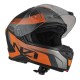 KASK MOTOCYKLOWY NZI COMBI 3 DUO DAILY BLACK ORANGE ANTRACITE MATT M