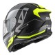 KASK MOTOCYKLOWY NZI COMBI 3 DUO ORBE BLACK ANTRACITE YELLOW MATT S
