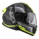 KASK MOTOCYKLOWY NZI COMBI 3 DUO ORBE BLACK ANTRACITE YELLOW MATT L