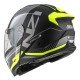 KASK MOTOCYKLOWY NZI COMBI 3 DUO ORBE BLACK ANTRACITE YELLOW MATT XL