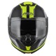 KASK MOTOCYKLOWY NZI COMBI 3 DUO ORBE BLACK ANTRACITE YELLOW MATT XXL