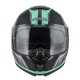 KASK MOTOCYKLOWY NZI COMBI 3 DUO ORBE BLACK ANTRACITE BEIGE TURQUOISE MATT XS