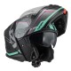 KASK MOTOCYKLOWY NZI COMBI 3 DUO ORBE BLACK ANTRACITE BEIGE TURQUOISE MATT S