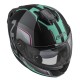 KASK MOTOCYKLOWY NZI COMBI 3 DUO ORBE BLACK ANTRACITE BEIGE TURQUOISE MATT XL