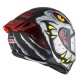 KASK MOTOCYKLOWY NZI TRENDY STREAM RAPTOR BLACK GREY RED S MATT L