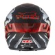 KASK MOTOCYKLOWY NZI TRENDY STREAM RAPTOR BLACK GREY RED S MATT XL