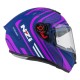 KASK MOTOCYKLOWY NZI TRENDY STREAM CONNECTED DARK BLUE PINK MATT M