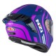 KASK MOTOCYKLOWY NZI TRENDY STREAM CONNECTED DARK BLUE PINK MATT L