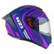 KASK MOTOCYKLOWY NZI TRENDY STREAM CONNECTED DARK BLUE PINK MATT XXL
