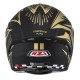 KASK MOTOCYKLOWY NZI TRENDY STREAM FLAG BLACK GOLD MATT XS
