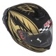 KASK MOTOCYKLOWY NZI TRENDY STREAM FLAG BLACK GOLD MATT S
