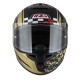 KASK MOTOCYKLOWY NZI TRENDY STREAM FLAG BLACK GOLD MATT M