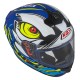 KASK MOTOCYKLOWY NZI TRENDY STREAM OCELO BLUE WHITE SKY BLUE MATT XS