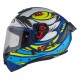 KASK MOTOCYKLOWY NZI TRENDY STREAM OCELO BLUE WHITE SKY BLUE MATT XS
