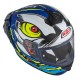 KASK MOTOCYKLOWY NZI TRENDY STREAM OCELO BLUE WHITE SKY BLUE MATT XS
