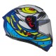 KASK MOTOCYKLOWY NZI TRENDY STREAM OCELO BLUE WHITE SKY BLUE MATT L
