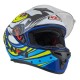 KASK MOTOCYKLOWY NZI TRENDY STREAM OCELO BLUE WHITE SKY BLUE MATT L