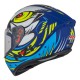 KASK MOTOCYKLOWY NZI TRENDY STREAM OCELO BLUE WHITE SKY BLUE MATT XL