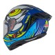 KASK MOTOCYKLOWY NZI TRENDY STREAM OCELO BLUE WHITE SKY BLUE MATT XXL
