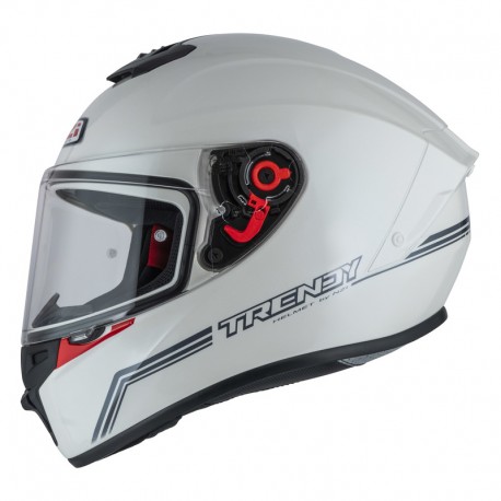 KASK MOTOCYKLOWY NZI TRENDY STREAM SOLID NOUVEAU WHITE L