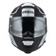 KASK MOTOCYKLOWY NZI EURUS 4 STREAM DUO CHARMANT BLACK WHITE TINTED S MATT XL