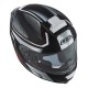 KASK MOTOCYKLOWY NZI EURUS 4 STREAM DUO CHARMANT BLACK WHITE TINTED S MATT XXL
