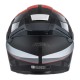 KASK MOTOCYKLOWY NZI EURUS 4 STREAM DUO VANGUARD BLACK ANTRACITE RED TINTED S MATT S