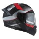 KASK MOTOCYKLOWY NZI EURUS 4 STREAM DUO VANGUARD BLACK ANTRACITE RED TINTED S MATT S