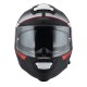 KASK MOTOCYKLOWY NZI EURUS 4 STREAM DUO VANGUARD BLACK ANTRACITE RED TINTED S MATT S