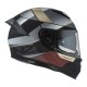 KASK MOTOCYKLOWY NZI EURUS 4 STREAM DUO VANGUARD BLACK SAND RED TINTED S MATT XL