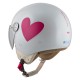 KASK MOTOCYKLOWY NZI PASARELA CORAZÓN ROSA M